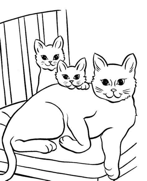 With the help of free printable kids coloring pages, you can make learning more enjoyable for your children. print download the benefit of cat coloring pages