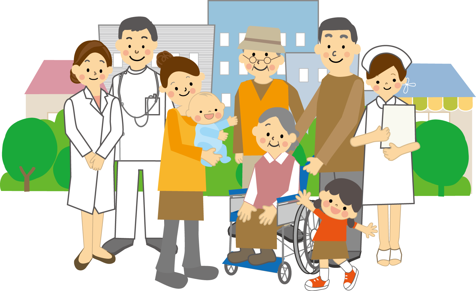 医療従事者のイラスト 医療関係 無料イラスト フリー素材3