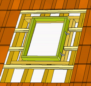 Chassis fixe de toit velux