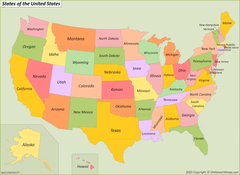 Us State Map Images USA States Map | List of U.S. States | U.S. Map