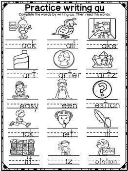 Webqu words worksheets teachers pay teachers is an online marketplace where teachers buy and sell original educational materials. qu words phonics worksheet images small letter worksheet
