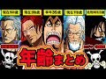 √完了しました！ ワンピース 年齢表 201417-ワンピース 年齢表