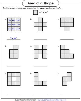 Here you will find our selection of area worksheets for kids. 3rd grade math worksheets area and perimeter