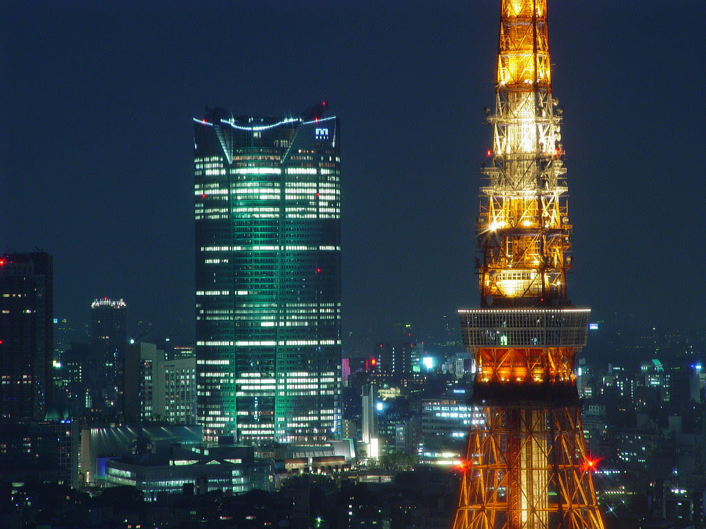六本木ヒルズ 森タワーの写真 夜景無料壁紙 東京の夜景写真壁紙を無料でダウンロード