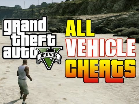 GTA 5 ALL CAR CHEAT CODES! (Vehicle Cheat Codes GTA V Xbox ...