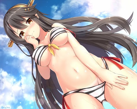 おしとやかな榛名さんとしっぽりえっちがたまらない二次エロ画像 艦これ 二次エロ画像専門チャンネル