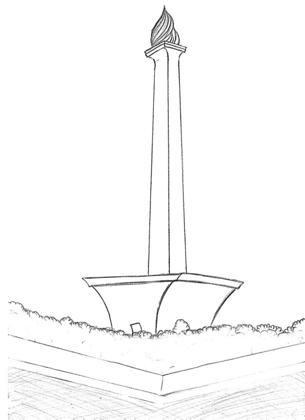 Mewarnai Gambar Monas
