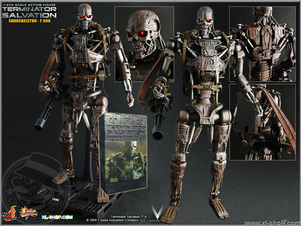 Hot Toys Mms93 Terminator Salvation Endoskeleton T 600 1 6 Scale Action Figure