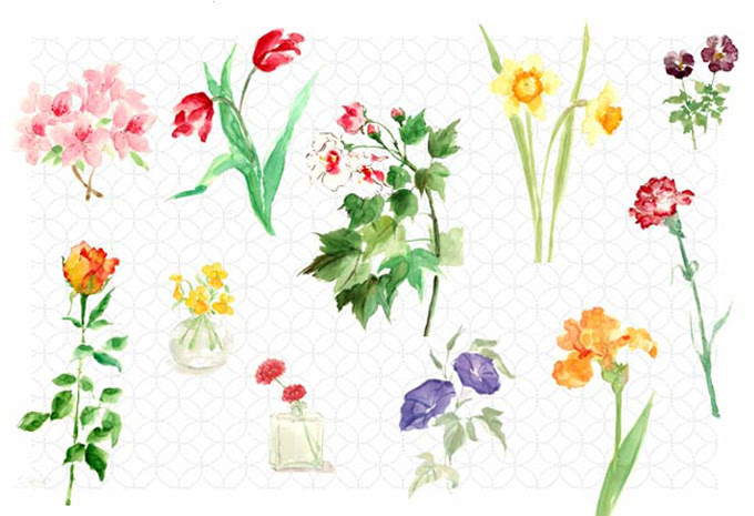 花の水彩画廊 高塚由子