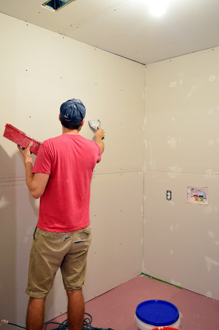 How To Tape, Mud, And Sand Drywall | Young House Love
