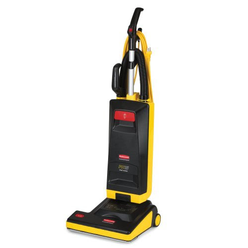 Power Height Upright Vacuum Cleaner &#1110n Black &#1072nd Yellow