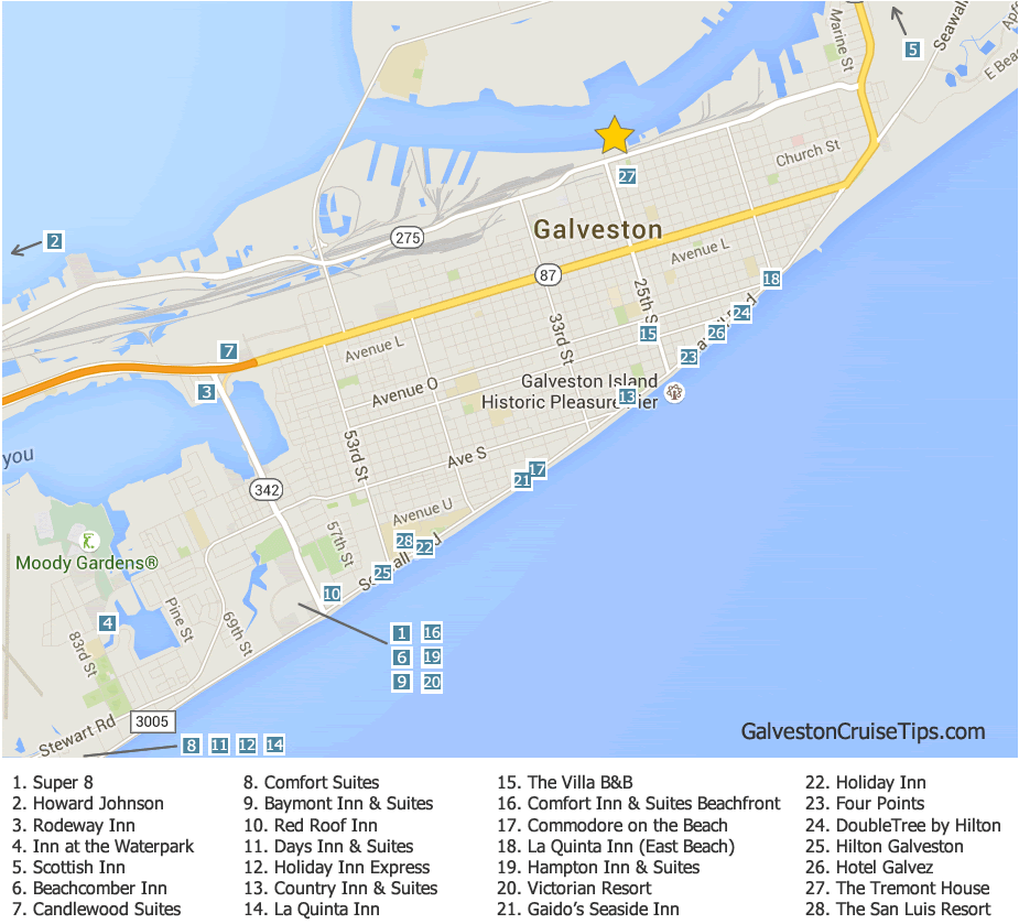 cruise parking galveston