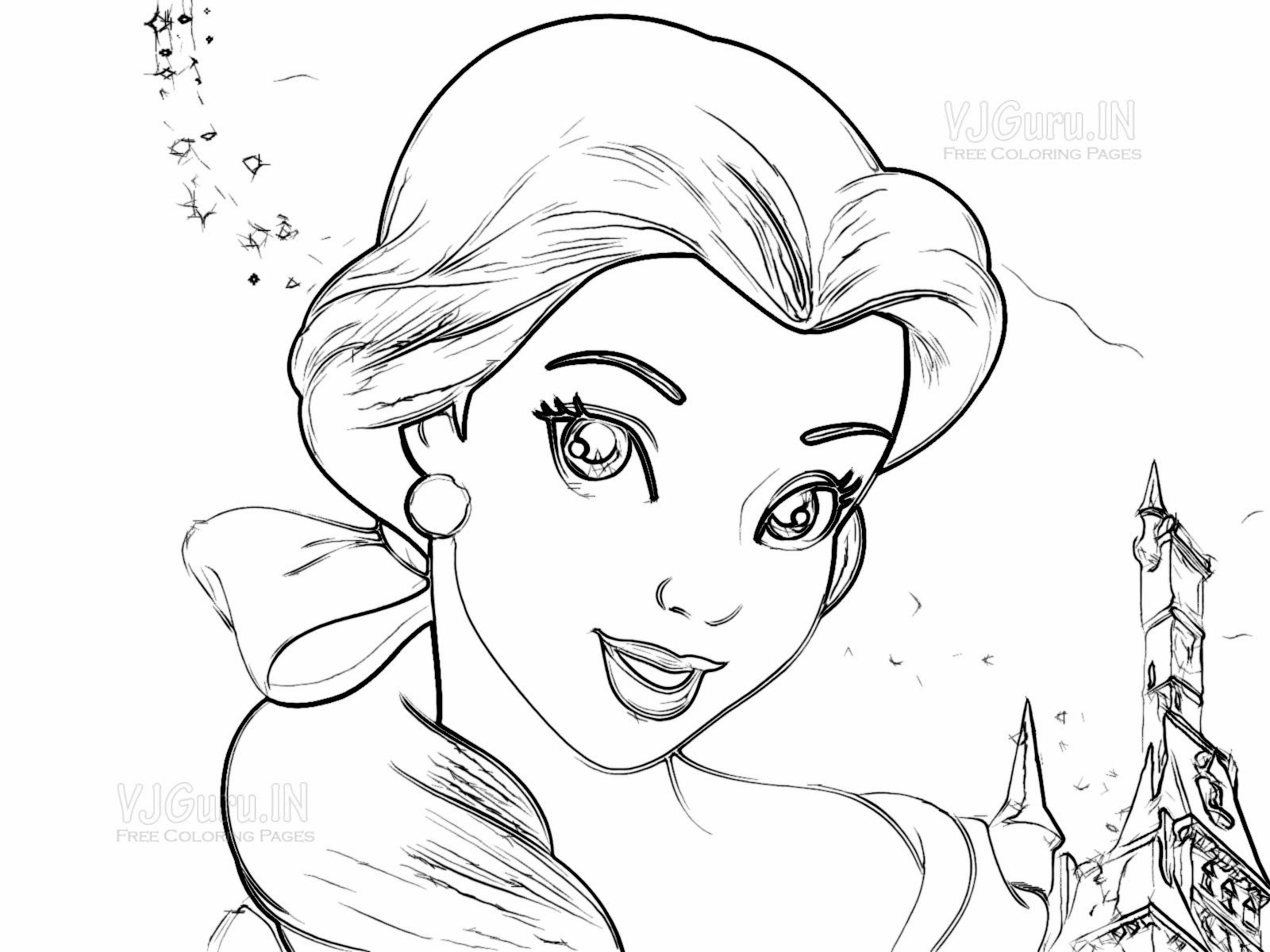 Girl Cartoon Characters Coloring Pages - Coloring Home