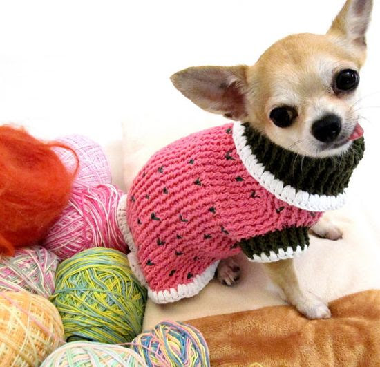 Pink Dog Sweater Hand Crochet Dog Clothes Turtle neck by myknitt, $25.00