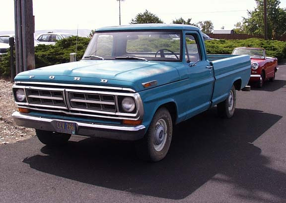 Here's my "new" 1971 Ford F100 truck. It's incredibly clean for such an old . Great first car! I love it. Here's my "new" 1971 Ford F100 truck. It's incredibly clean for such an old . Great first car! I love it.