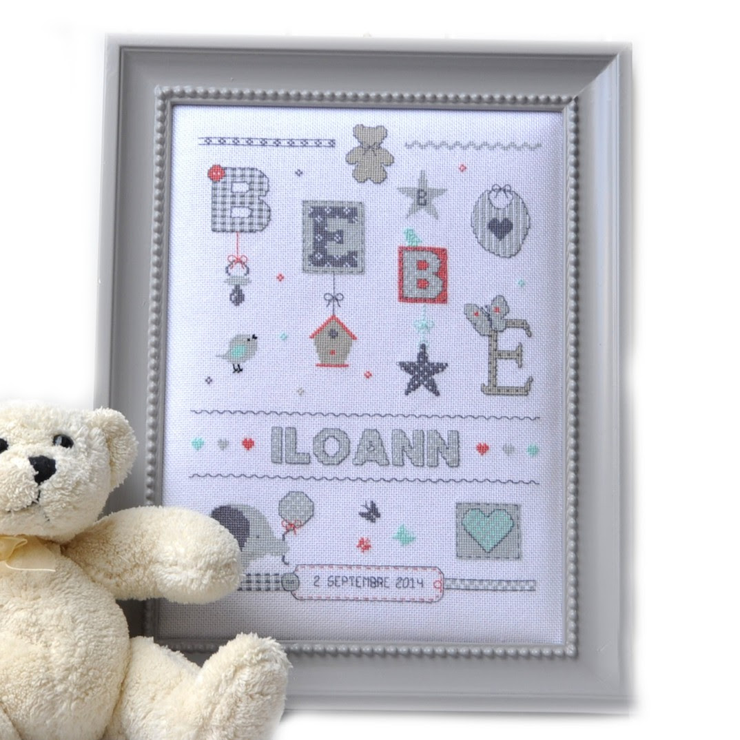 Broderie Naissance A Broder Au Point De Croix Grille Seule Ideecreation