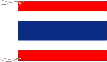 世界の国旗図鑑 タイの国旗 トン トライロング 三色旗