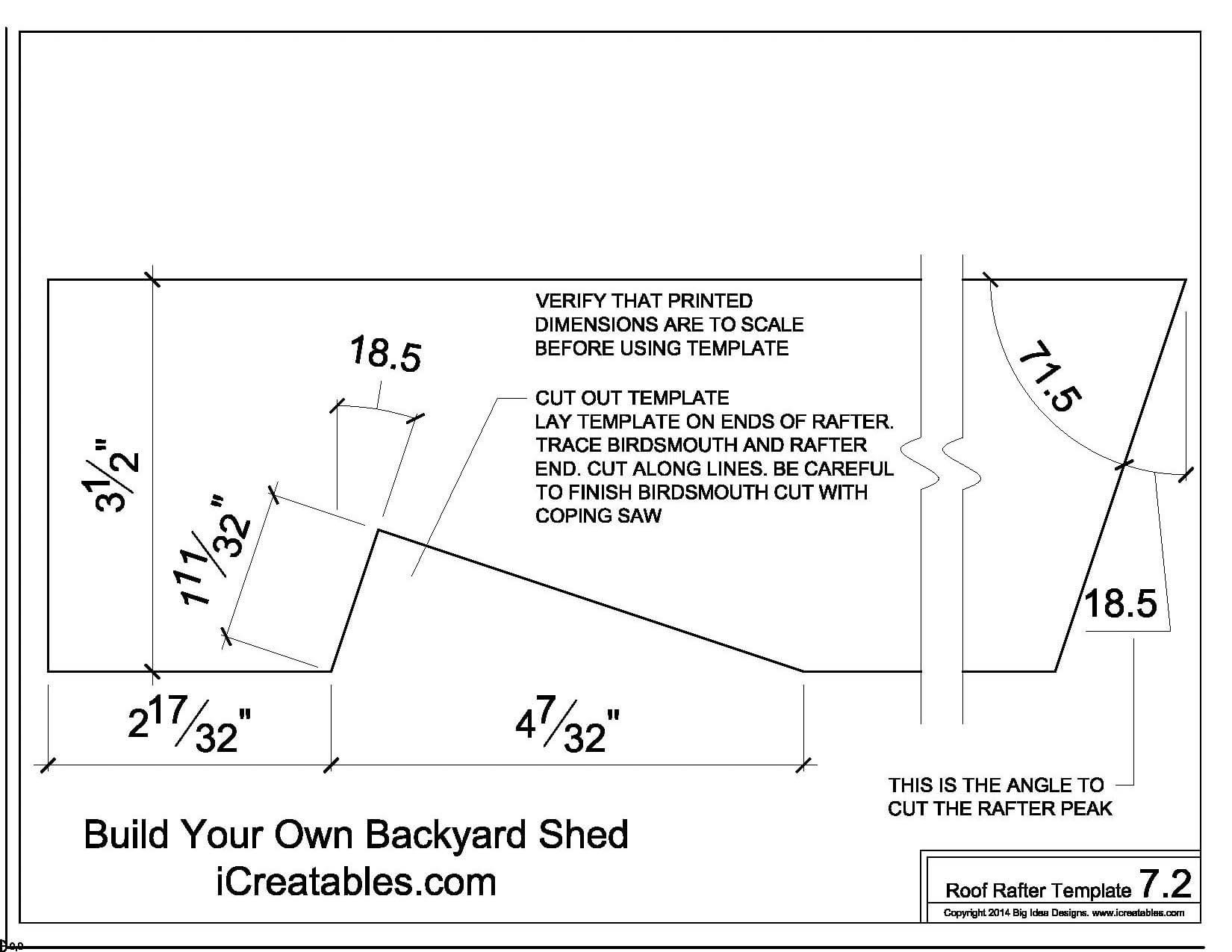 ... you have the shed floor to work on without any walls in the way