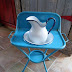 Wash Basin Towel Stand - A washstand or basin stand is a piece of furniture consisting of a small table or cabinet, usually supported on three or four legs, and most commonly made of mahogany, walnut, or rosewood, and made for holding a wash basin and water pitcher.