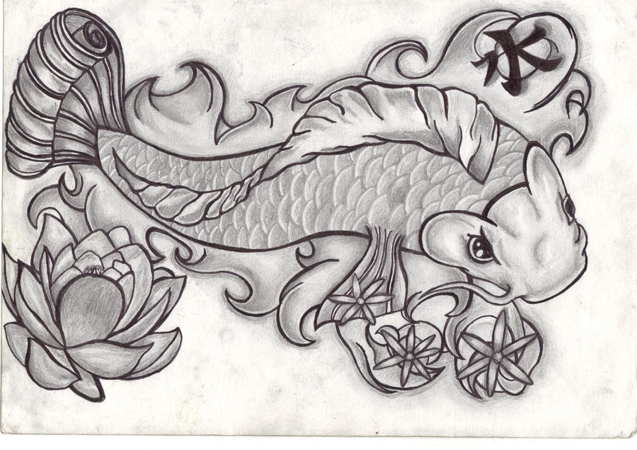 koi carp tattoo