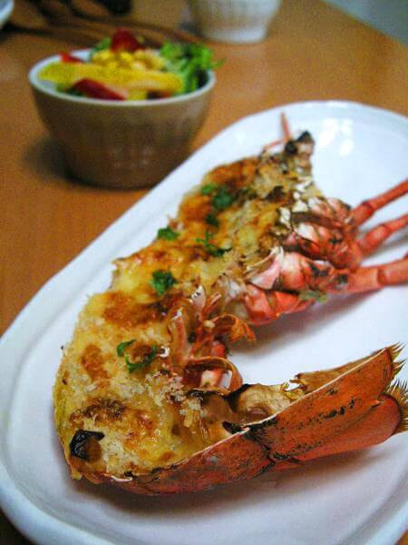ロブスターグラタンのレシピ