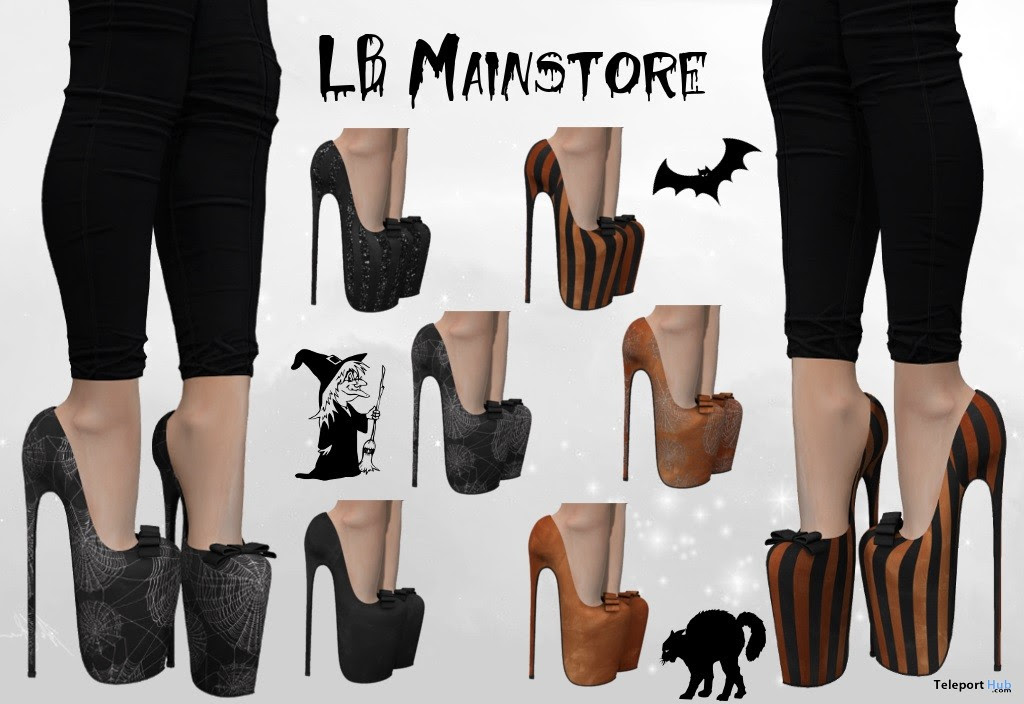 Halloween Pumps October 2018 Group Gift by LB Mainstore - Teleport Hub - teleporthub.com