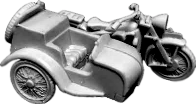 Photo of French Motorcycle and Sidecar (WWFbik)