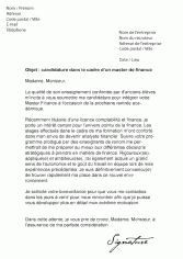 exemple lettre de motivation master 2 ressources humaines