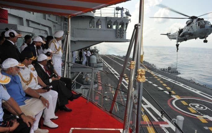 PM chairs Combined Commanders Conference on board INS Vikramaditya at Sea Speeches, INS Vikramaditya, Indian Navy, Kochi, Kerala, Indian Air Force, Army, Nepal, Chennai, Defence, Cyber Security, Technology, Economy