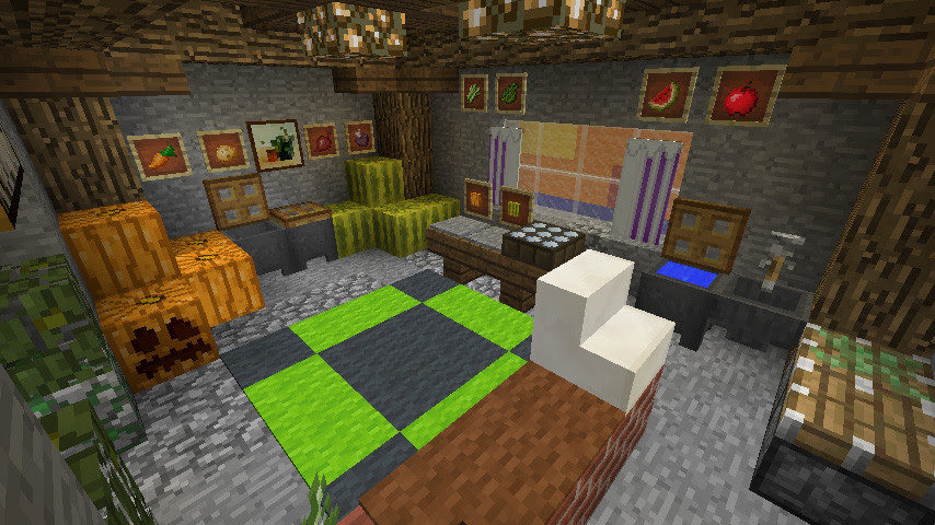 Minecraft Jp 地下鉱山都市に民家やお店などを作る 1