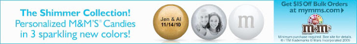 Personalized M&M’S® Wedding Favors