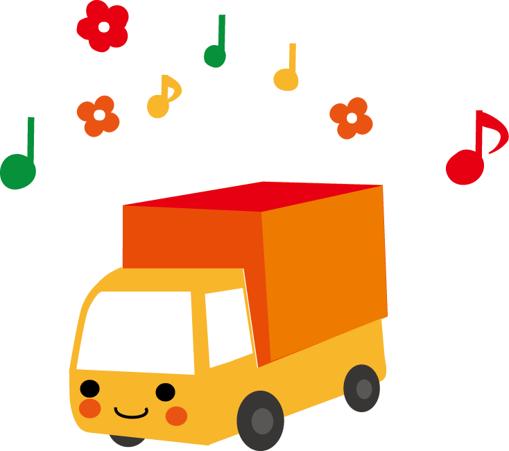 トラック君のイラスト 無料イラスト フリー素材