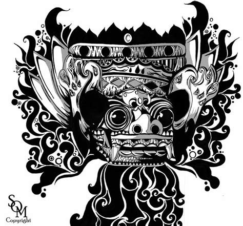 barong  splashesofmonochrome indonesia pinterest