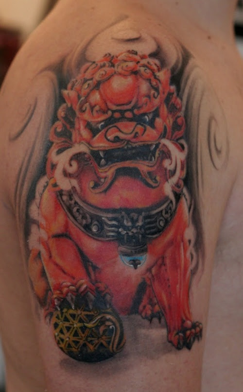 Foo Dog Tattoos Designs, Ideas and Meaning | Tattoos For You