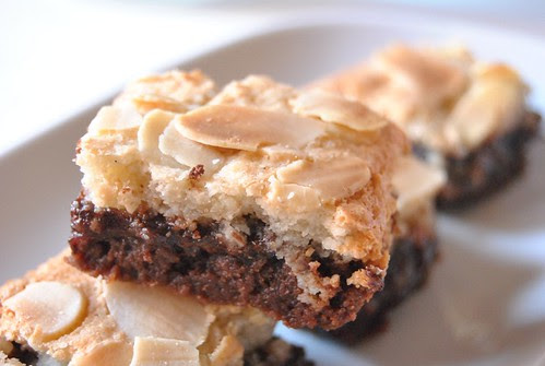Chocolate and Raspberry Jam Squares