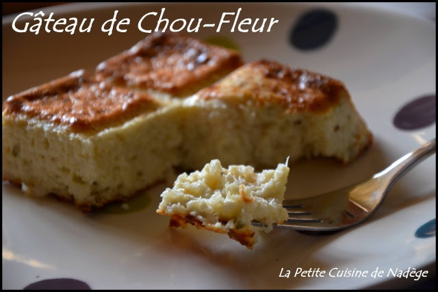Gateau De Chou Fleur 3 Propoints Weight Watchers La Part La Petite Cuisine De Nadege