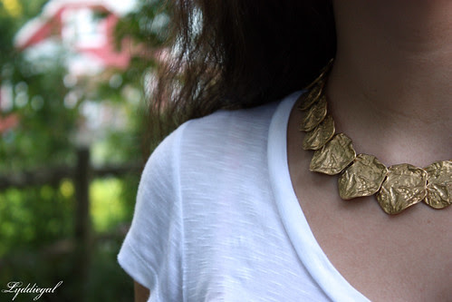 gold necklace
