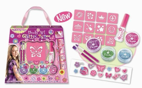 Hot Focus Make My Own Glitter Tattoo Set