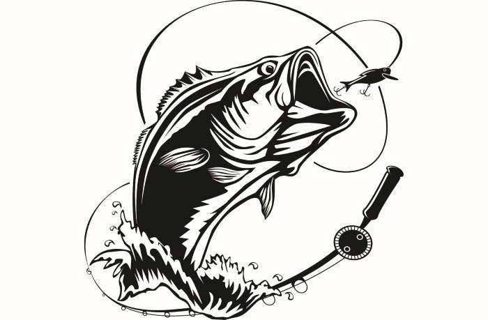 Download Bass Fishing Silhouette Svg - 63+ File for Free for Cricut, Silhouette and Other Machine