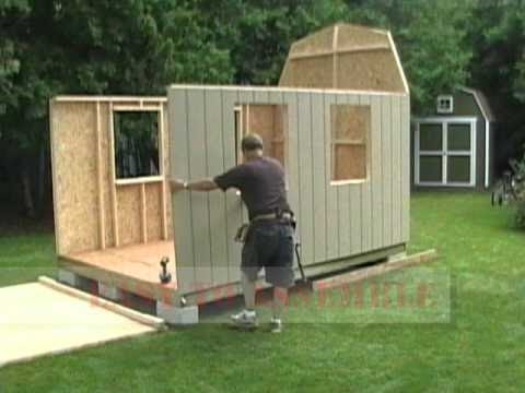 Barn Shed Assembly - Shed in a Day - YouTube