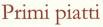 primi piatti