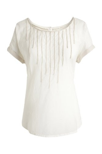  Esprit - Chemise - Femme - Blanc (Écru 128) FR : L (Taille Fabricant : M)