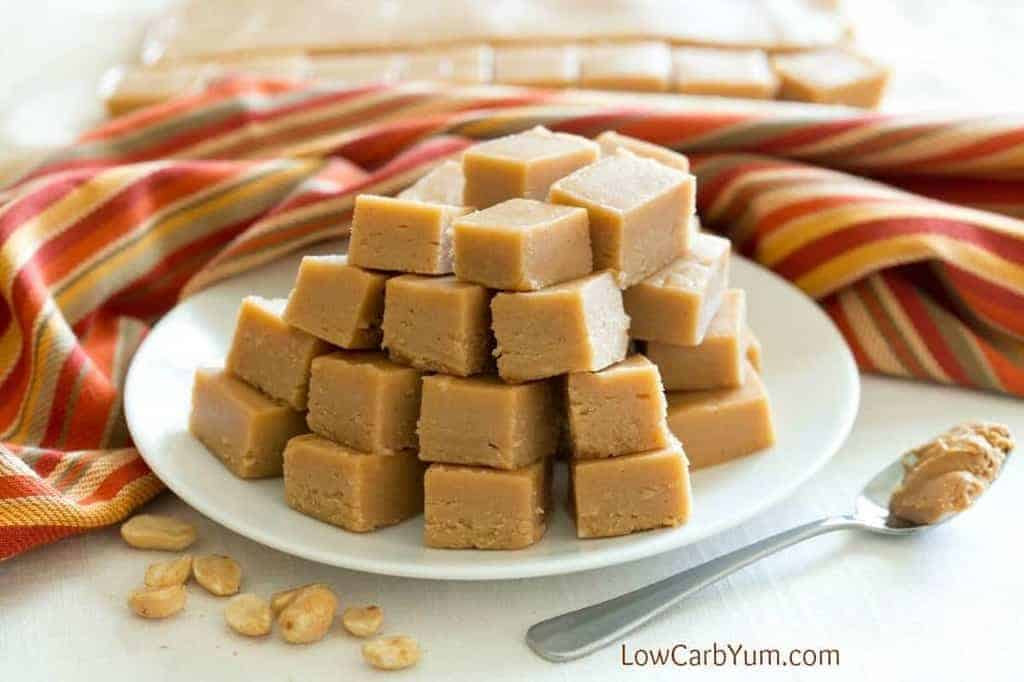 Cream Cheese Peanut Butter Fudge | Low Carb Yum