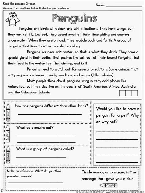 As a parent, you understand the importance of literacy skills for your child's academic success. free printable reading comprehension worksheets for 2nd graders