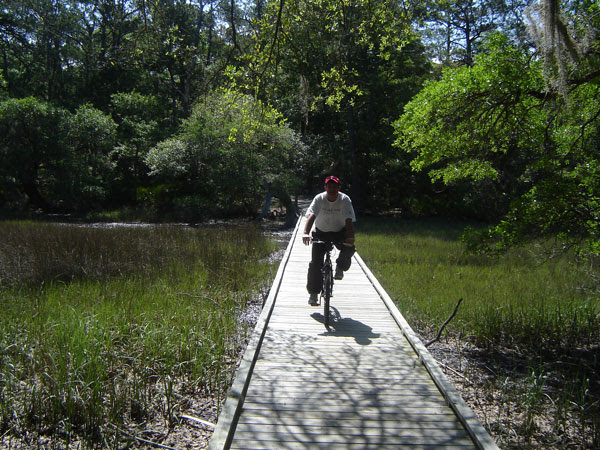 Bike path at Edisto State park. Green Bay Dallas Game Oct 24, 2004