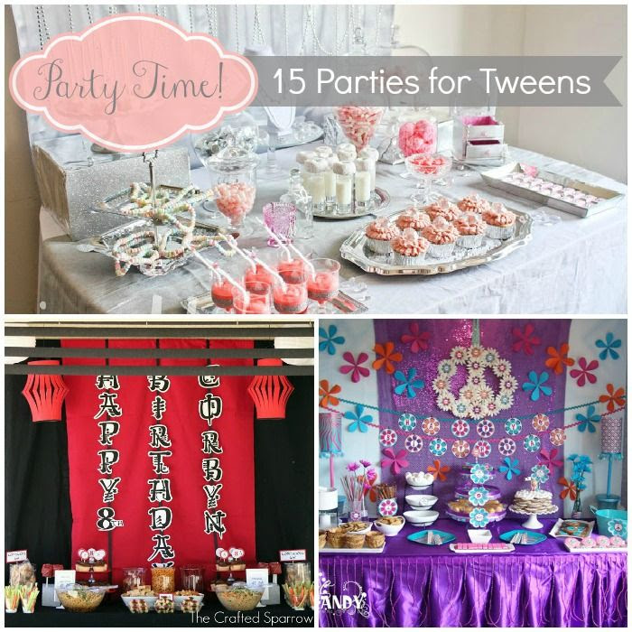 15 Parties  Ideas  for Tweens  Party  Ideas  Pinterest