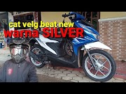 Spektakuler Cat Velg Motor Beat Warna Silver Tri Seff, Video Pilihan!