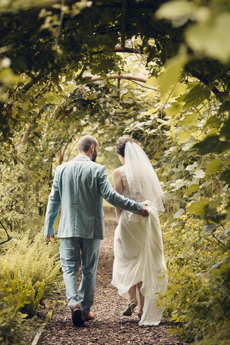 Suffolk Woodland Fairy Wedding - Bride and Groom photoshoot at Otley Hall - www.helloromance.co.uk
