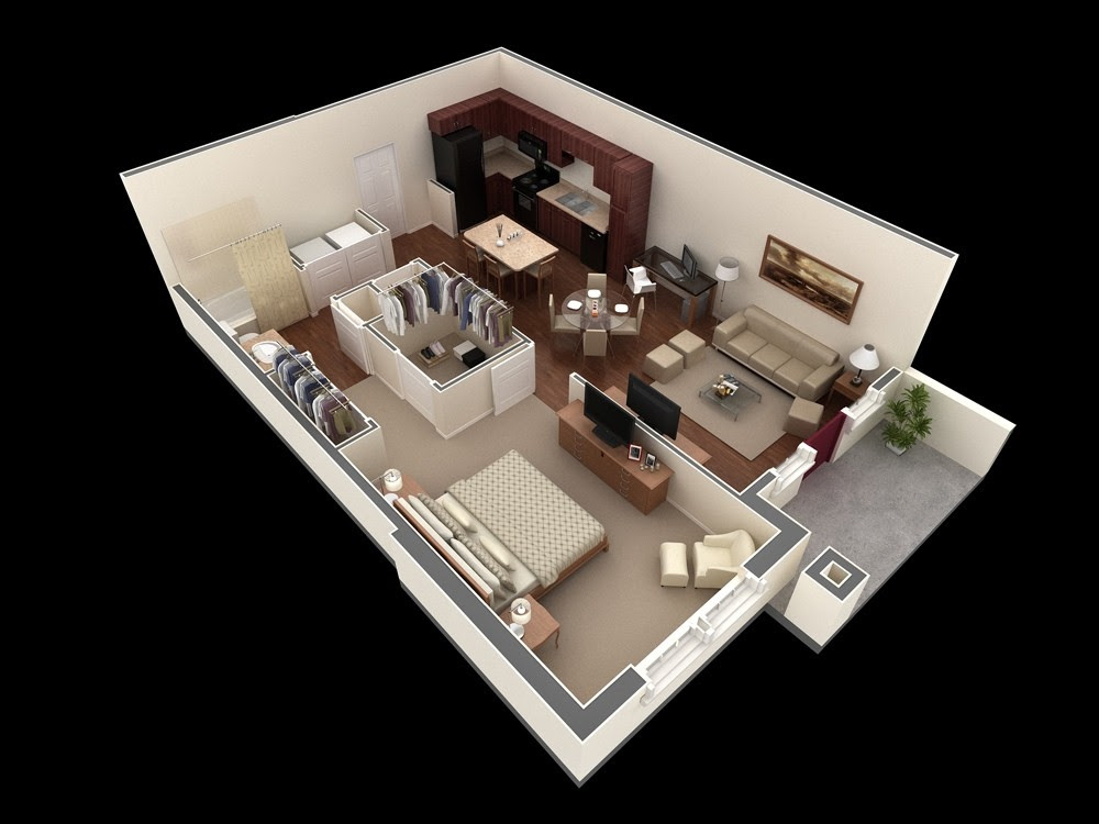 1 Bedroom Apartment House Plans smiuchin 1 Bedroom Apartment House Plans smiuchin