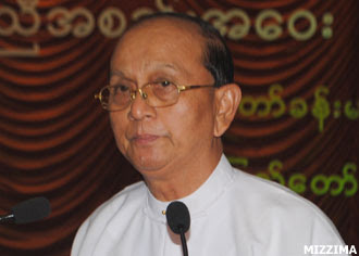 Burmese President Thein Sein was the country's former prime minister. Photo: Mizzima u-thein-sein1